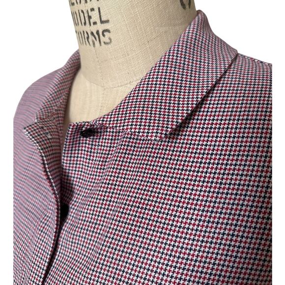 NWT Maje Fitted Button Down Houndstooth Blouse Size 2/ Small - Picture 2 of 8